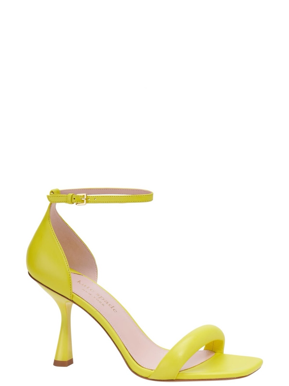 kate spade chartruese Strappy High Heel Sandals